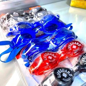 Lot of 7 Adult Swim Goggles - NEW